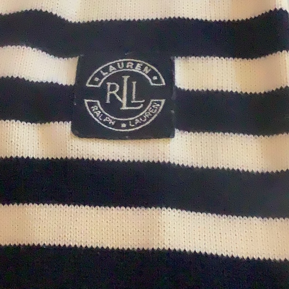 pre-loved Ralph Lauren Polo Sweater size 1 XL with free matching earrings - Picture 3 of 7